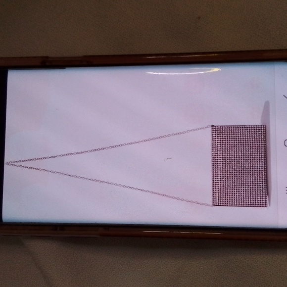 NWT AmberSceats Shimmering Clutch and Coin Necklace Set - Picture 13 of 16